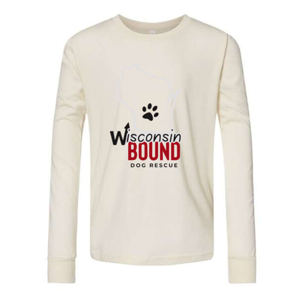 BELLA + CANVAS - Youth Jersey Long Sleeve Tee - Printed Logo Thumbnail