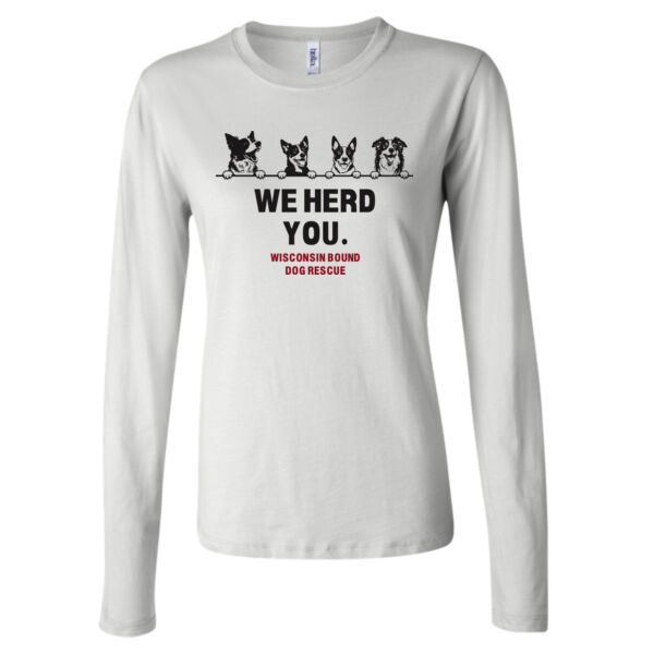 BELLA + CANVAS - Women’s Jersey Long Sleeve Tee - Printed Logo Thumbnail