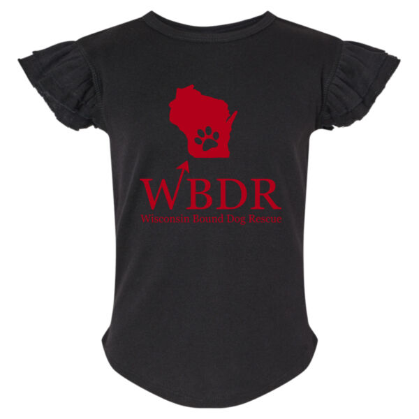 Rabbit Skins - Toddler Flutter Sleeve Tee - Printed Logo Thumbnail