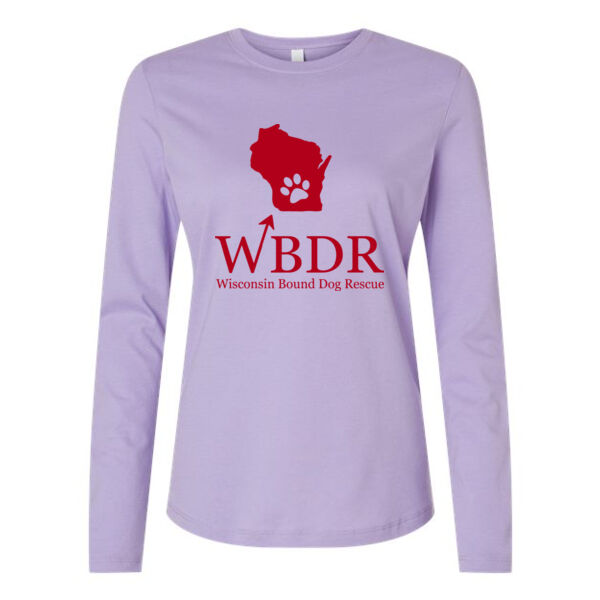 BELLA + CANVAS - Women’s Jersey Long Sleeve Tee - Printed Logo Thumbnail