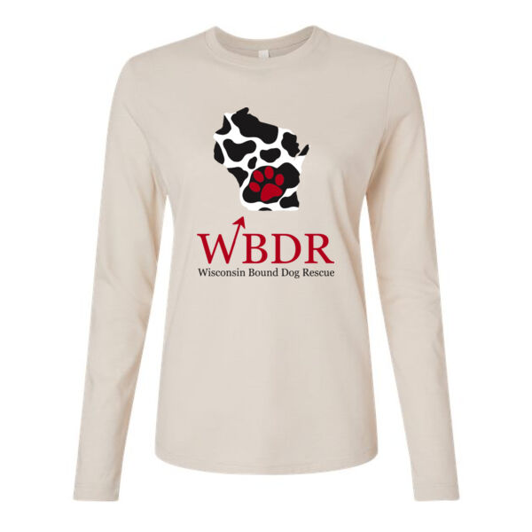 BELLA + CANVAS - Women’s Jersey Long Sleeve Tee - Printed Logo Thumbnail