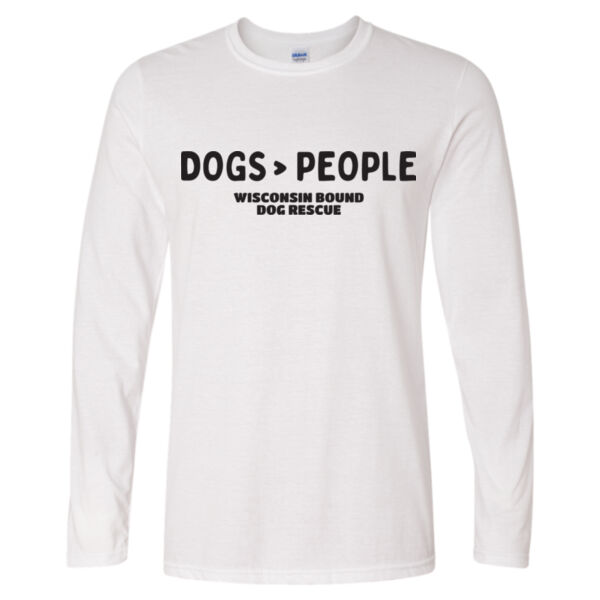 Gildan - Softstyle® Long Sleeve T-Shirt - Printed Logo Thumbnail