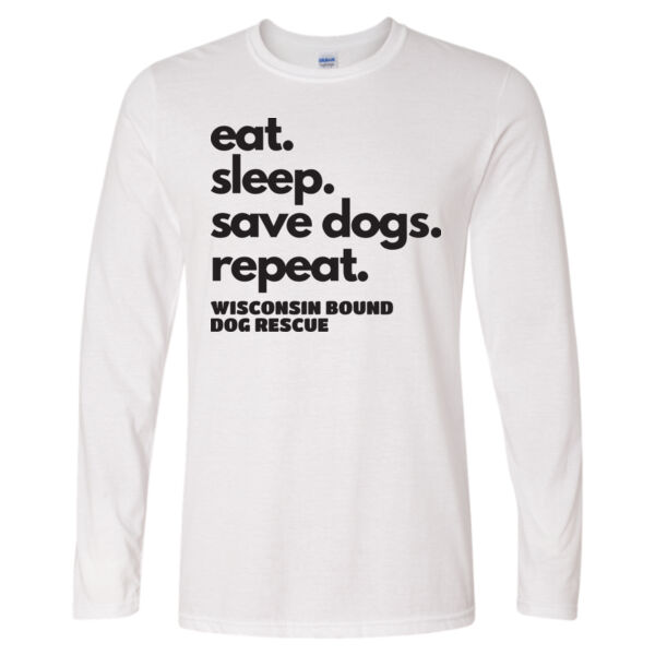 Gildan - Softstyle® Long Sleeve T-Shirt - Printed Logo Thumbnail