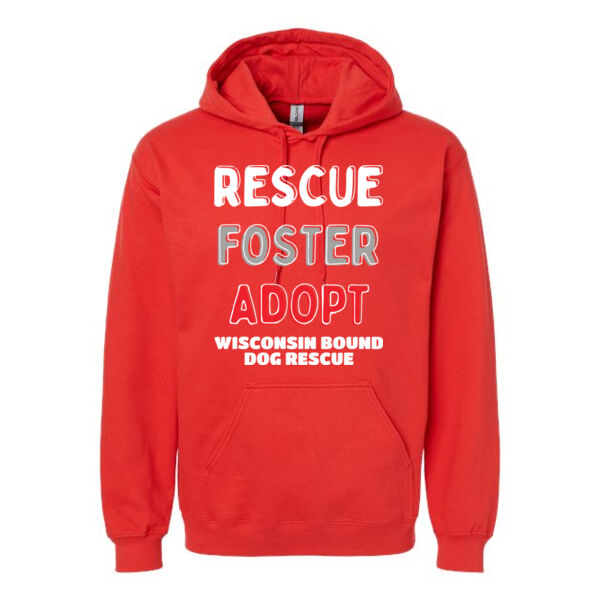 Gildan - Softstyle® Midweight Hooded Sweatshirt - Printed Logo Thumbnail