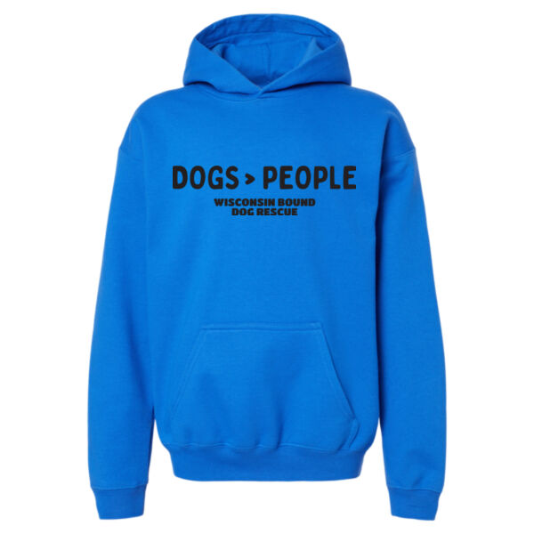 Gildan - Softstyle® Youth Midweight Hooded Sweatshirt - Printed Logo Thumbnail