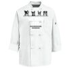 Eight Knot Button Chef Coat with Thermometer Pocket Thumbnail