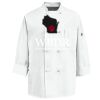 Eight Knot Button Chef Coat with Thermometer Pocket Thumbnail