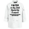Eight Knot Button Chef Coat with Thermometer Pocket Thumbnail