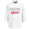 Eight Knot Button Chef Coat with Thermometer Pocket Thumbnail