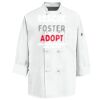 Eight Knot Button Chef Coat with Thermometer Pocket Thumbnail