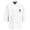 Eight Pearl Button Chef Coat with Thermometer Pocket Thumbnail