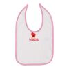 Infant Contrast Trim Premium Jersey Bib Thumbnail