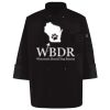 Ten Pearl Button Black Chef Coat Thumbnail
