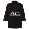 Ten Pearl Button Black Chef Coat Thumbnail