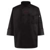 Black Knot Button Chef Coat Thumbnail