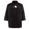 Black Knot Button Chef Coat Thumbnail